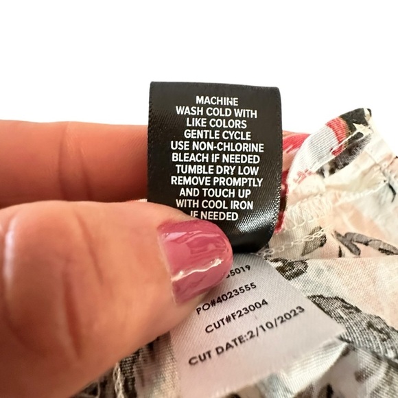 Torrid Hawaiian print ZIP closure, multicolor midi full skirt sz 12 - Picture 10 of 10